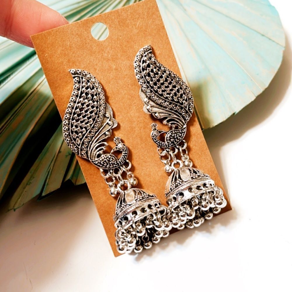 Peacock earrings   #149
